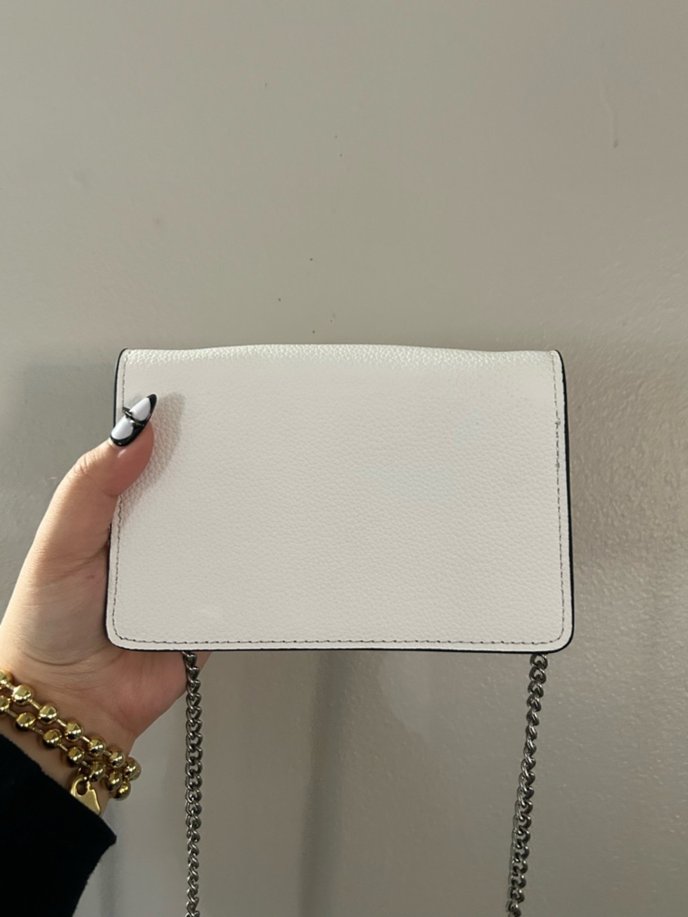 White Leather Dionysus Super Mini - Picture 4 of 9